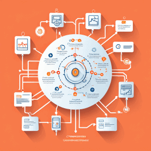 소비자 불만 데이터가 분석 엔진을 거쳐 비용 관리와 가격 최적화를 위한 전략적 실행 방안으로 전환되는 과정을 개념적으로 설명한 플로우차트 이미지입니다.