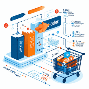 온라인 쇼핑 카트에서 할인 코드를 입력하면 데이터베이스 검증을 거쳐 최종 결제 금액이 계산되는 전자상거래 프로세스 순서도를 보여주는 다이어그램입니다.