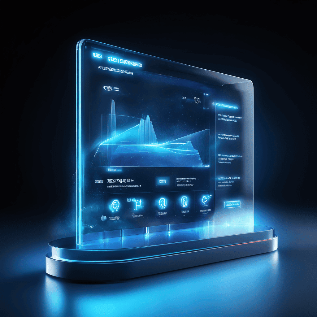 Digital interface showing a queue response time gauge with glowing user attention indicators and secure data flow paths.